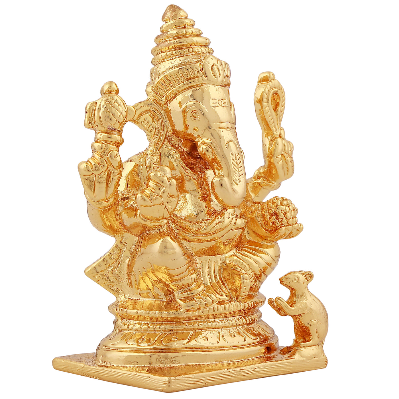 Estele Gold Plated Lord Ganesh Idol (BG)