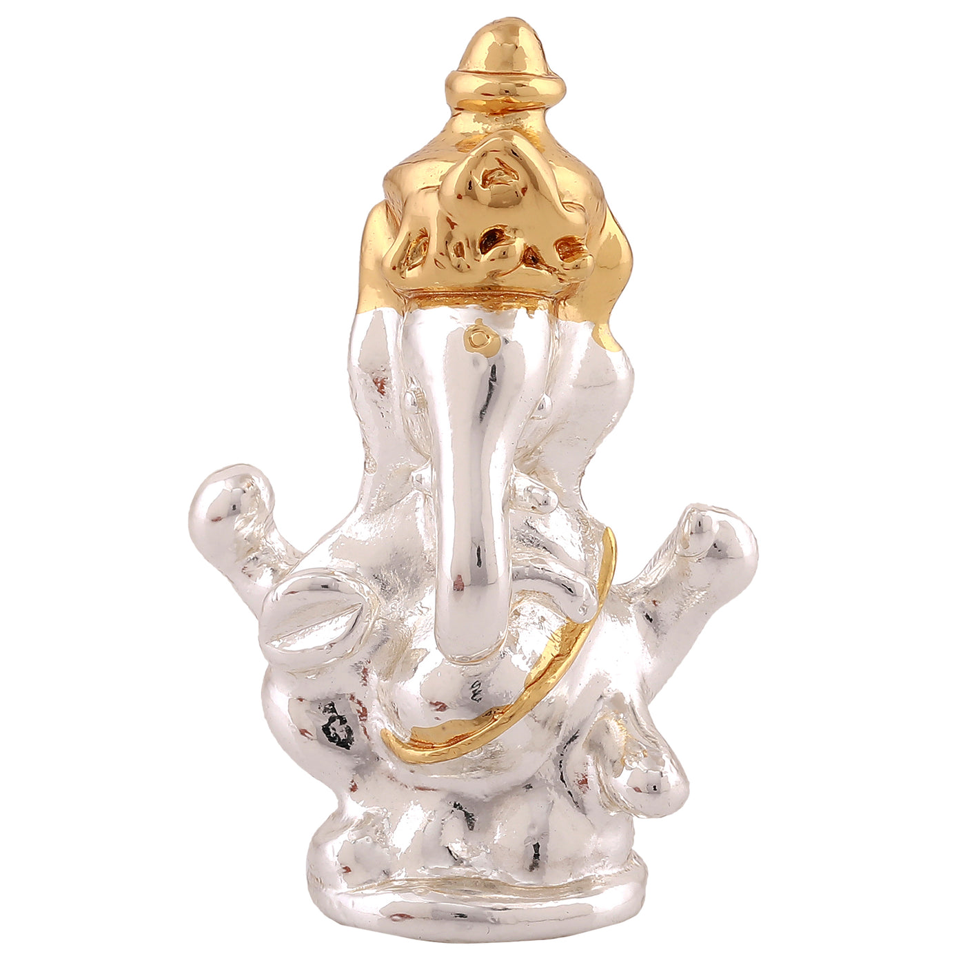 Estele Gold & Rhodium Plated Holy Ganesh Idol (2TN)