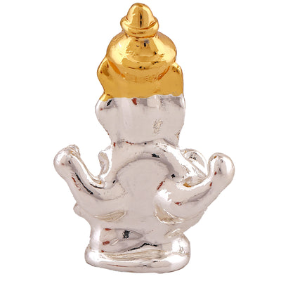 Estele Gold & Rhodium Plated Holy Ganesh Idol (2TN)