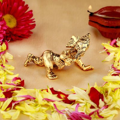Estele Gold Plated Bal Ganesha Idol (DGA)