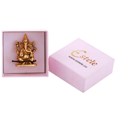 Estele Gold Plated Holy Ganesh Idol (DGA)