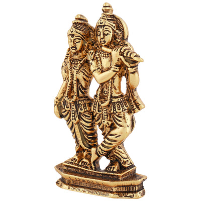 Estele Gold Plated Shri Radha Krishna Idol
