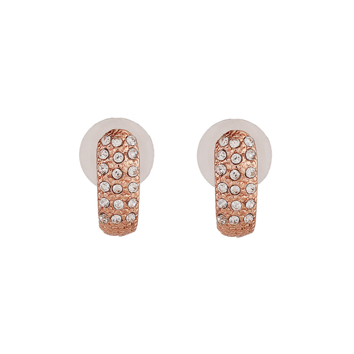 Estele Rose Gold Plated Beautiful Designer Pendant Set with Crystals for Women