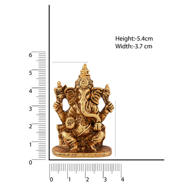 Estele Gold Plated Holy Ganesh Idol (DGA)