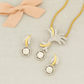 Sparkling Crystal Pendant Set