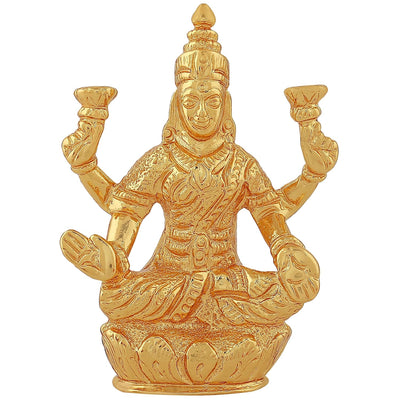 Estele Gold Plated Goddess Lakshmi Ji Idol