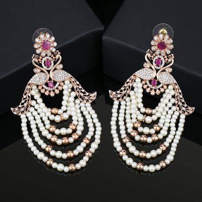 Estele - Rosegold Begum ChandBali Earrings