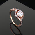 Rosegold Sparkling CZ Ring