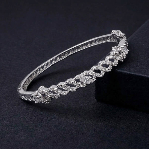 CZ Twist Design Bracelet