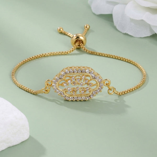 Oval Motif CZ Bracelet