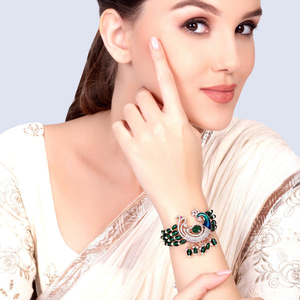 Mayura – Morbagh Green Pearl Bracelet
