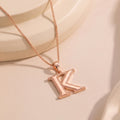 Rosegold Alphabet K Charm Pendant