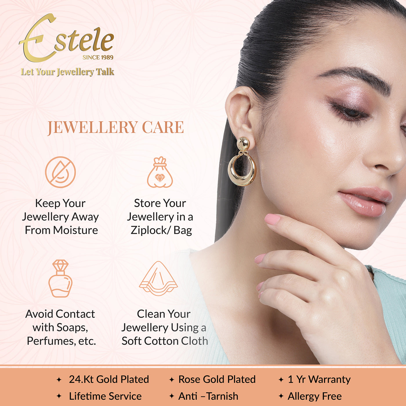 Estele Gold Plated Criss-Cross 2:4 Size Bangles | Modern Jewelry for Women – OSBR-VKL11039 BANGLE