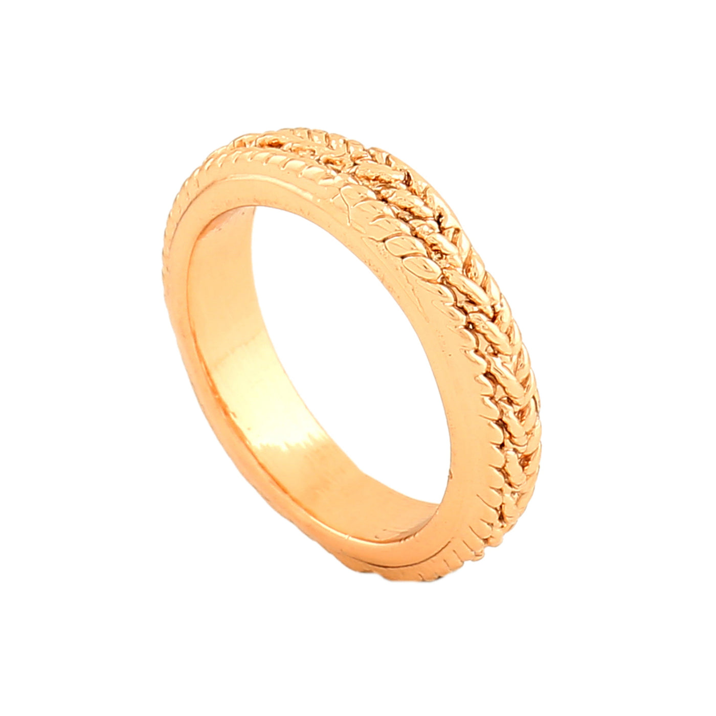 Estele Rose Gold Plated Exquisite Finger Ring for Women