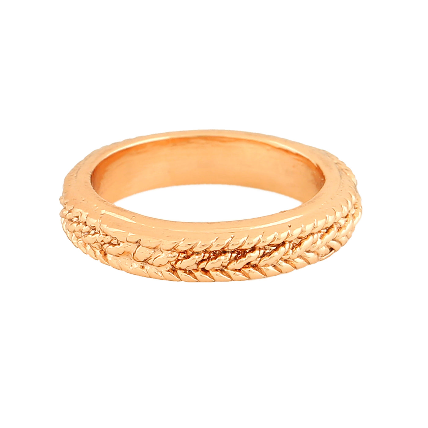 Estele Rose Gold Plated Exquisite Finger Ring for Women