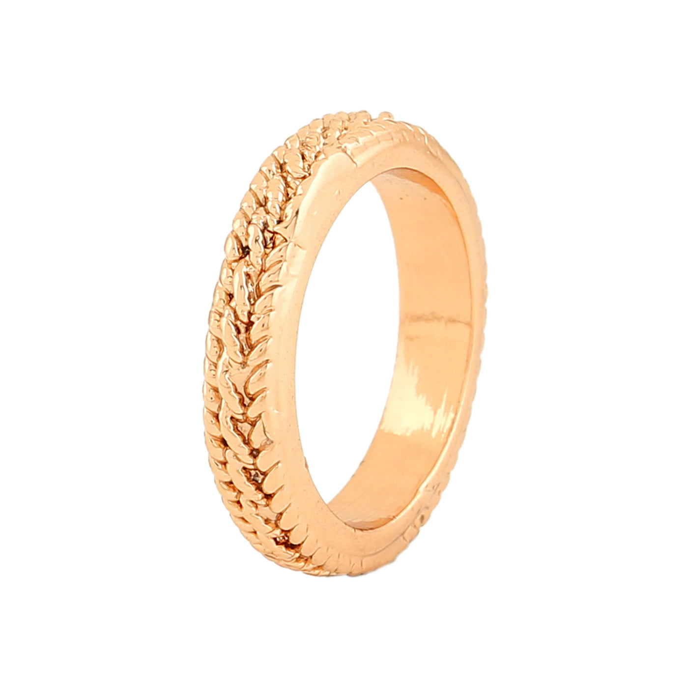 Estele Rose Gold Plated Exquisite Finger Ring for Women