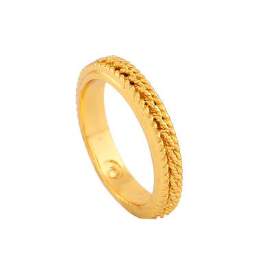 Estele Gold Plated Exquisite Finger Ring for Women