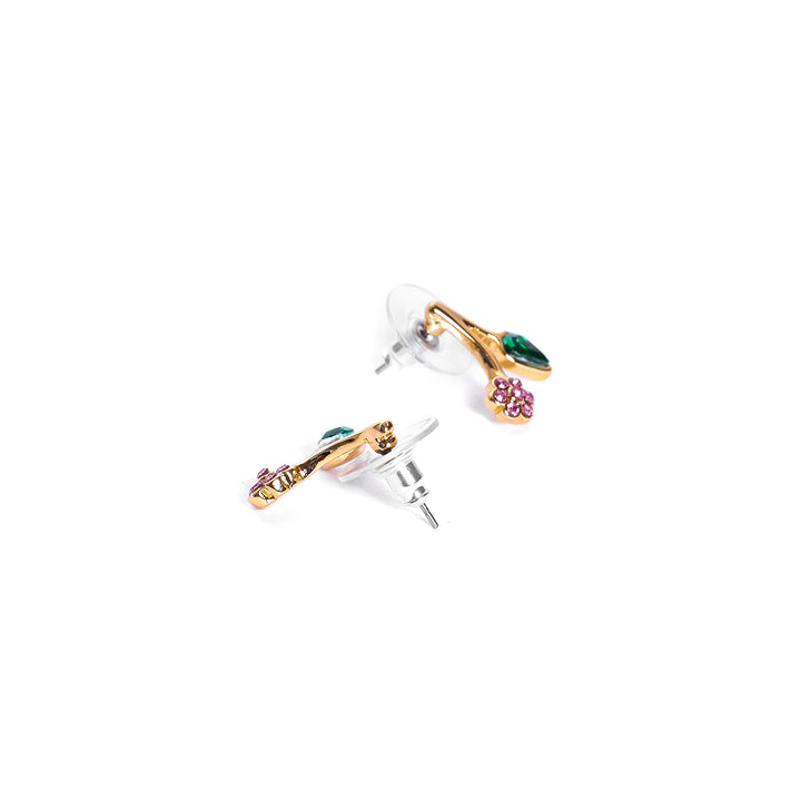 Estele Gold Plated Exquisite Crystal Necklace Set for Women