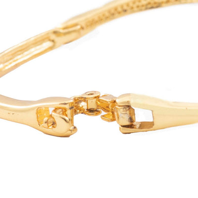 Estele  Gold and Silver Plated Gushing Wind Bracelet for women