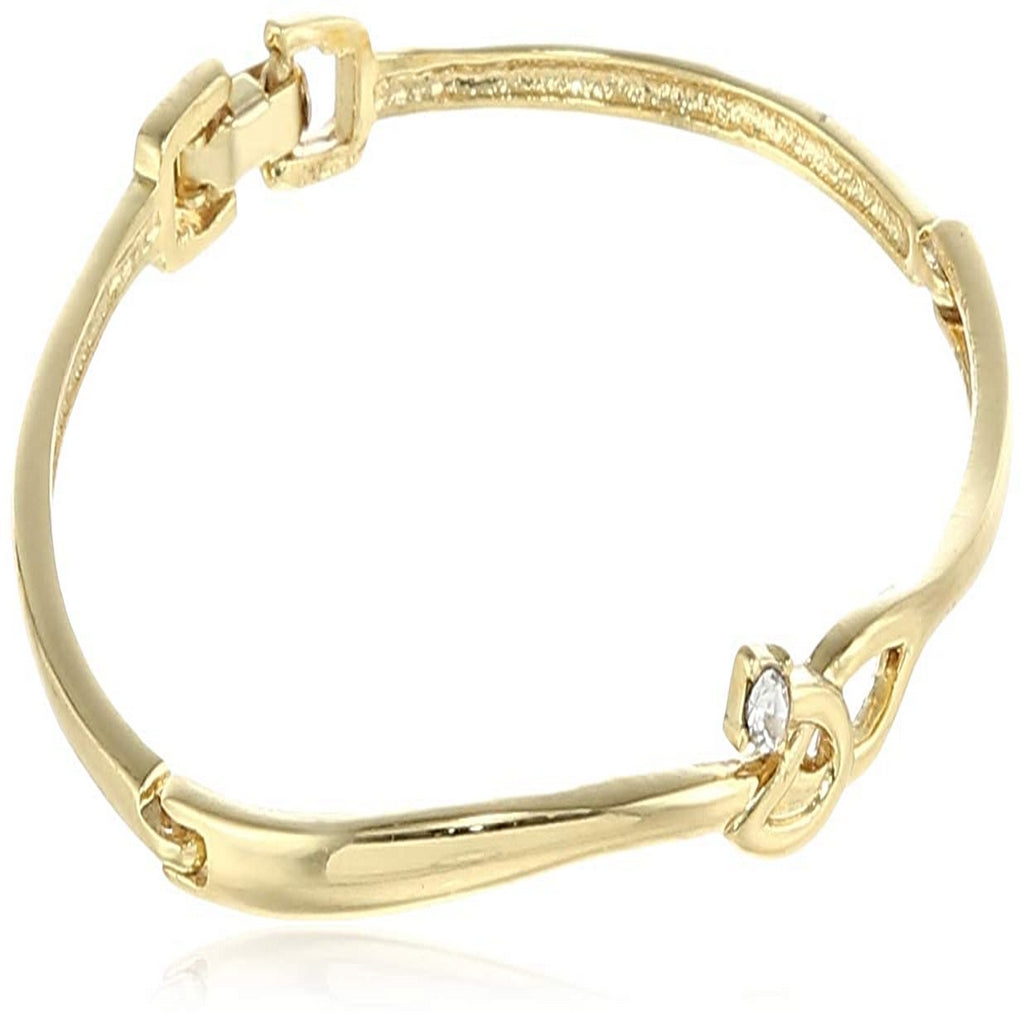 Estele  Gold Plated Sign Cuff Bracelet  for women