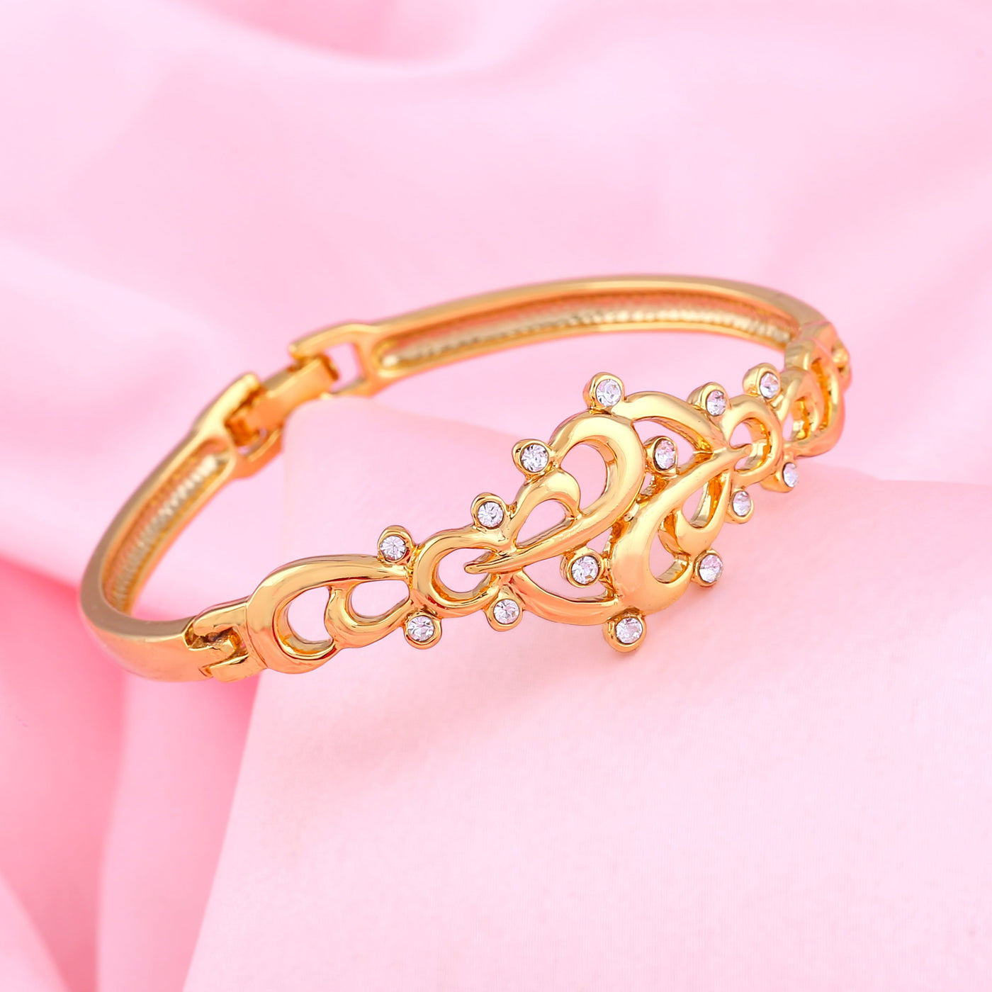 Estele Gold Plated Magnificent Bracelet for Women