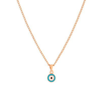 Estele Round Shaped Evil Eye Charm Pendant/Necklace for Girls & Women's