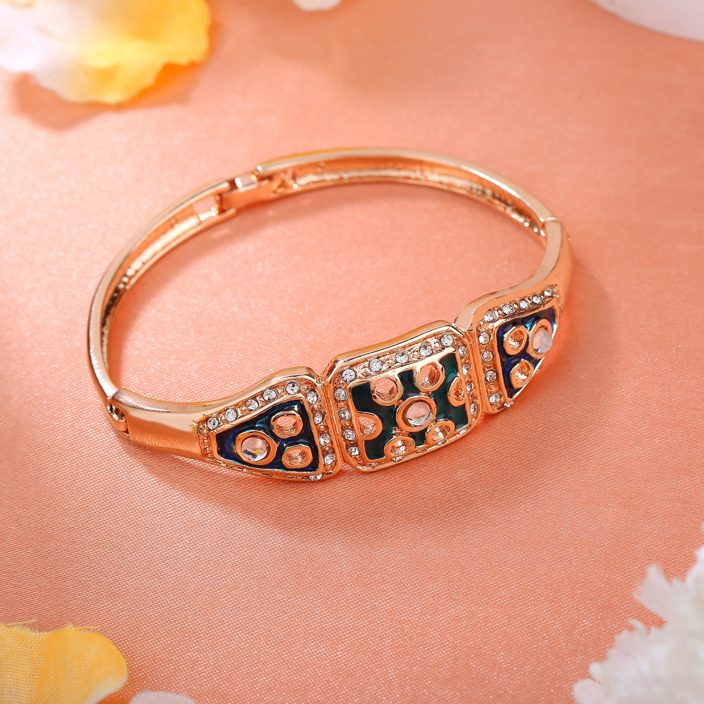 Estele Rose Gold Plated Enchanting Bracelet for Women