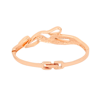 Estele Rose Gold Plated Astonishing Bracelet with Crystals for Women