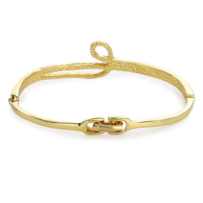 Gold Plated White Stone Bracelet For Womens