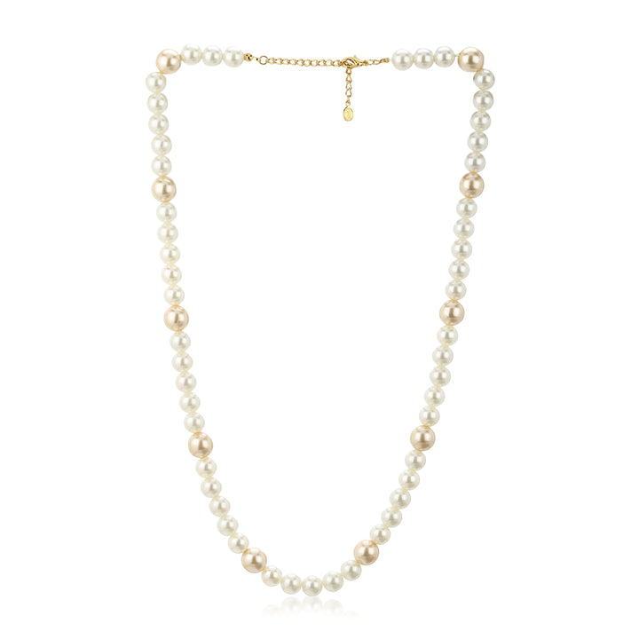 One Line Pearl Necklace