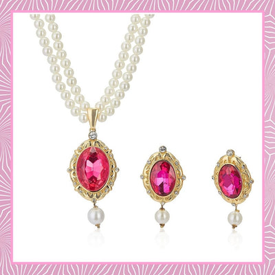 Estele Trendy and Fancy Fashion Jewellery Design Necklace Set for Women