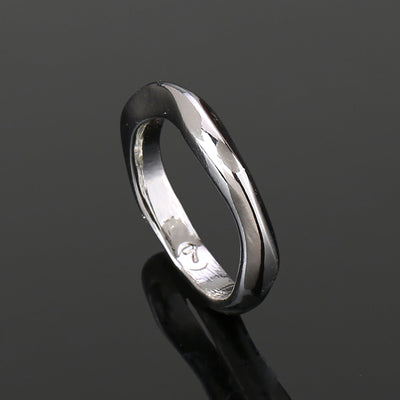 Estele Rhodium Plated Gorgeous Finger Ring for Women