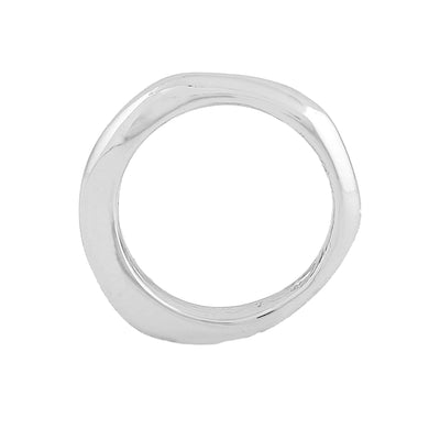 Estele Rhodium Plated Gorgeous Finger Ring for Women