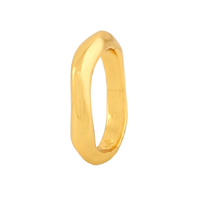 Estele Gold Plated Gorgeous Finger Ring for Women