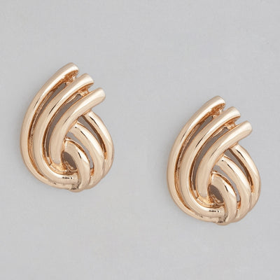 Estele three line trendy design stud earrings for any occasion for women