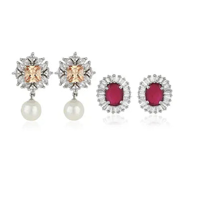 Diamante Fancy Earrings Set