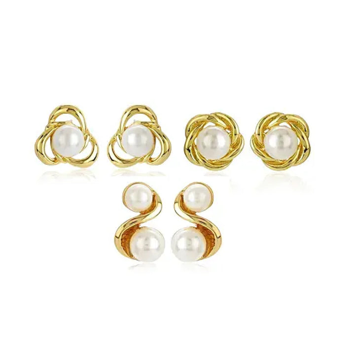 Pearl Earrings Combo