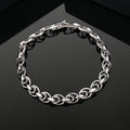 Estele Rhodium Plated Hula Hoop Bracelet for women