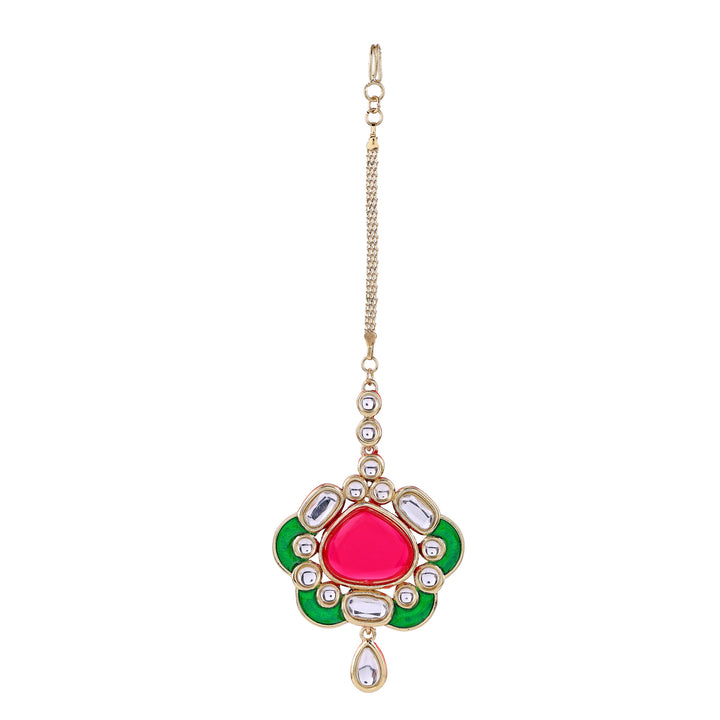 Traditional Kundan Maang Tikka