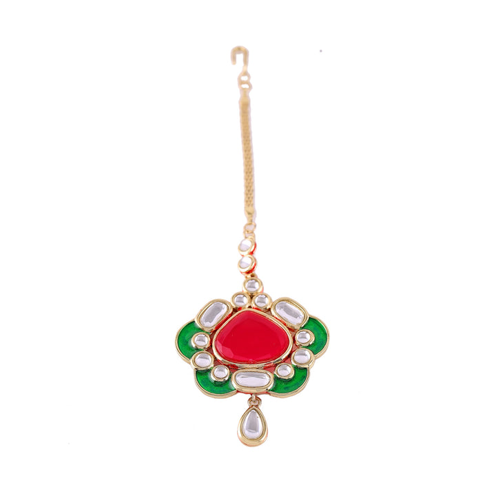 Traditional Kundan Maang Tikka