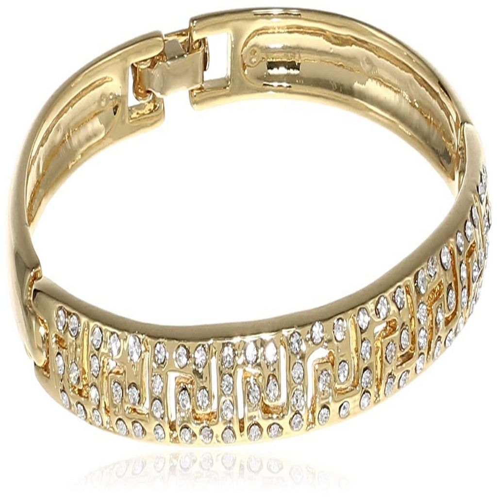Estele gold plated Diamond Dream Bangle Bracelet for Women