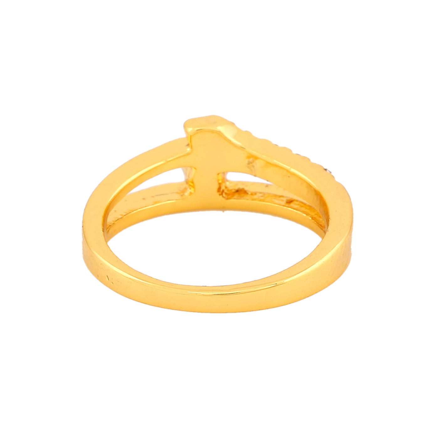 Estele Gold Plated Gorgeous Finger Ring for Women