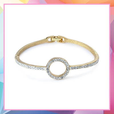 Estele gold plated Diamante Bracelet for women