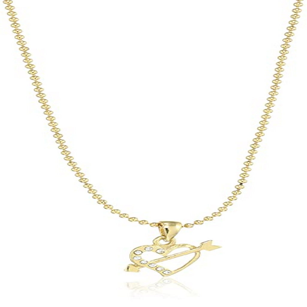 Estele  heart and arrow shaped with American Diamond pendant for women