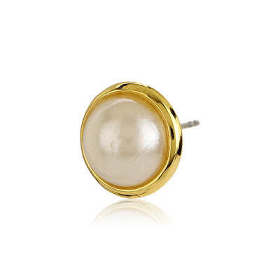 Round Pearl Small Stud Earrings