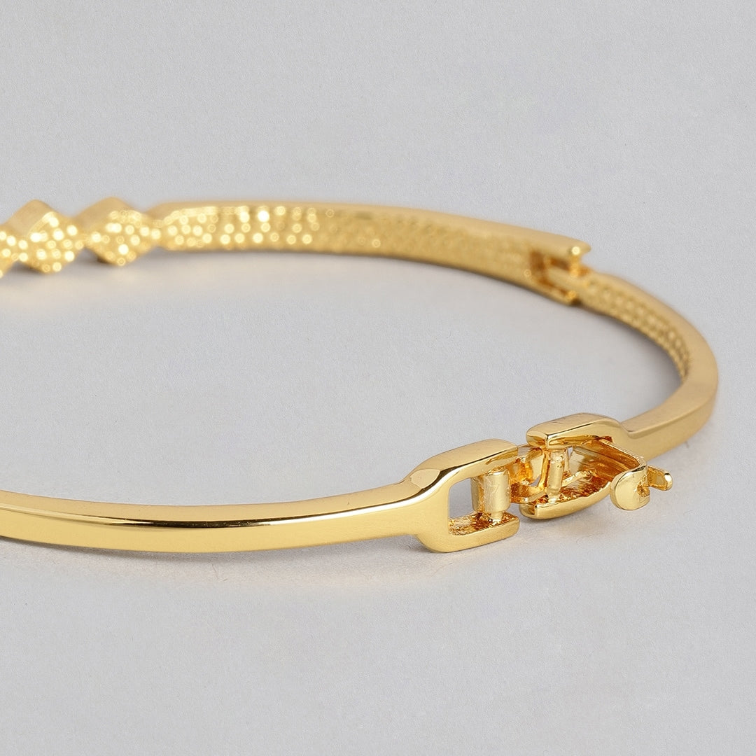 Estele Gold Plated Studded Bracelet for women