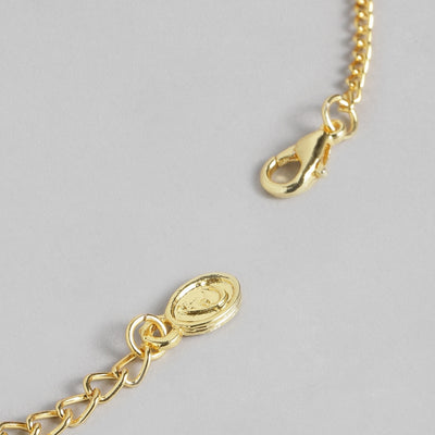 Estele gold plated evil eye pendant for women