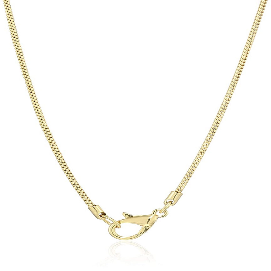 Estele Gold plated circle with checks Austrian Crystal pendant for women