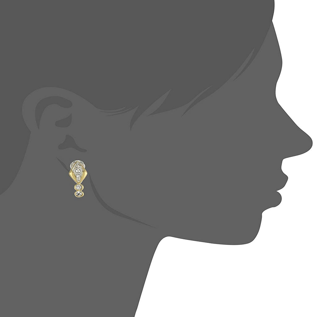 Estele 24 Kt Gold Plated Dangle Earrings for women