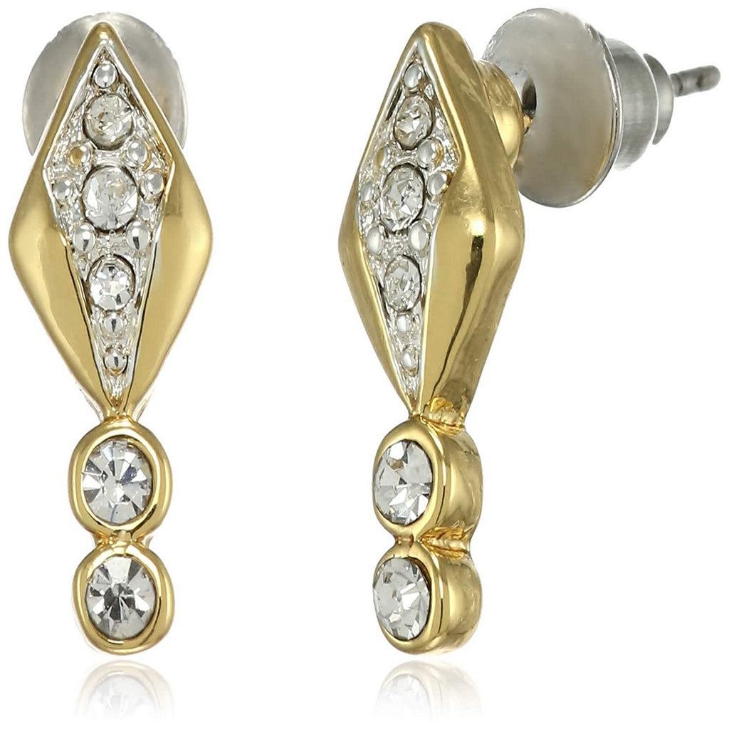 Estele 24 Kt Gold Plated Dangle Earrings for women